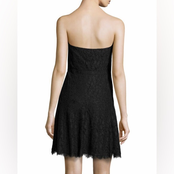DVF - Amira Lace Dress in Black size 0 - Picture 2 of 6